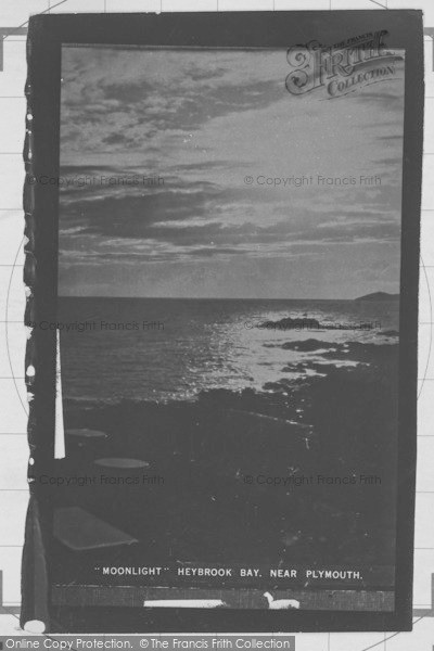 Photo of Heybrook Bay, Coast By Moonlight c.1940