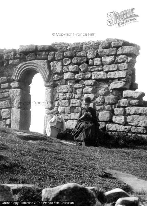 Photo of Heysham, Lady, St Patrick's Chapel Ruins, Heysham Head 1888