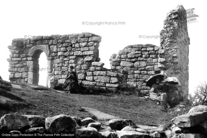 Photo of Heysham, St Patrick's Chapel Ruins, Heysham Head 1888