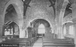 St Peter's Church Interior 1895, Heysham