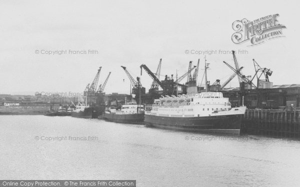 Photo of Heysham, Vessels At The Docks c.1960