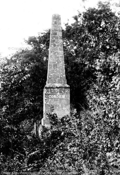 Photo of Heyshott, Cobden Monument 1906