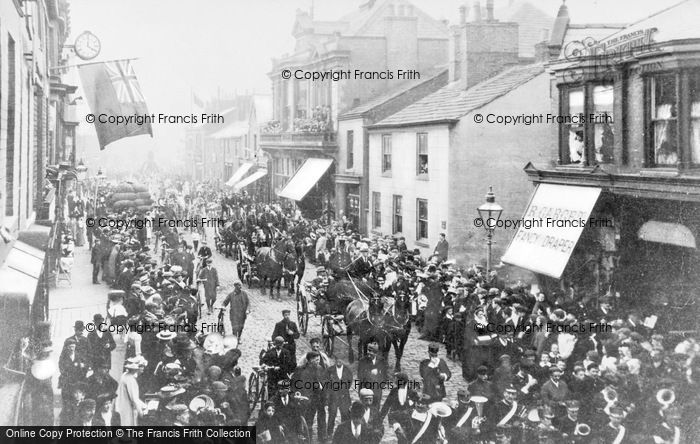 Photo of Heywood, Cycle Parade, Market Street c.1905