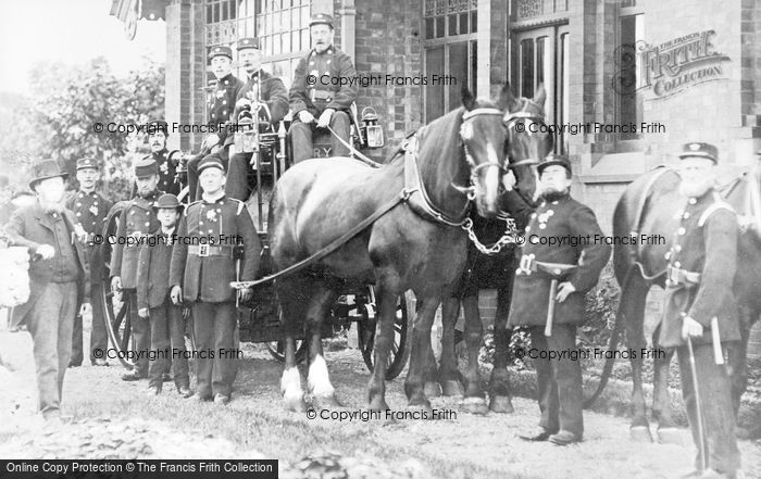 Photo of Heywood, Fire Brigade c.1890