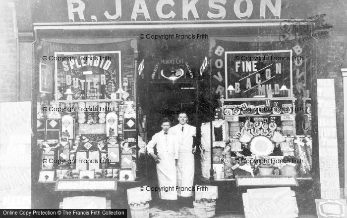 Photo of Heywood, R.Jackson, Grocer c.1930