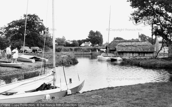 Photo of Hickling, Beales Boathouse c.1965