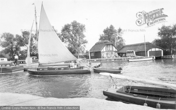 Photo of Hickling, Staithe c.1955