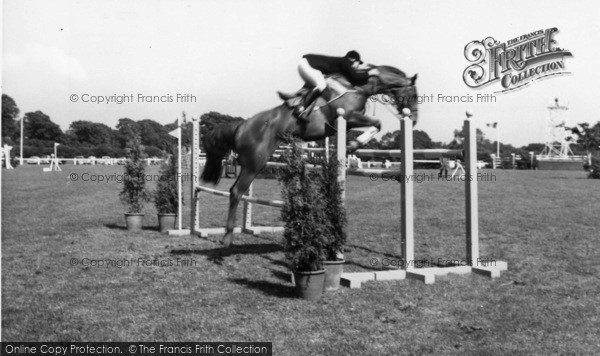 Photo of Hickstead, Horse Jumping At All England Show Jumping Course c.1960