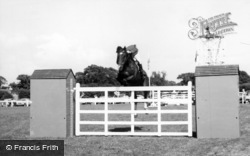 Horse Jumping At All England Show Jumping Course c.1960, Hickstead