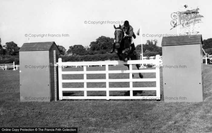 Photo of Hickstead, Horse Jumping At All England Show Jumping Course c.1960