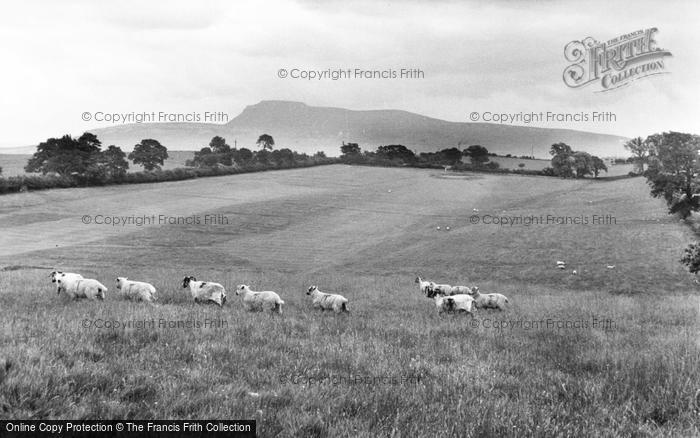 Photo of High Bentham, Ingleborough From The Golf Links c.1955