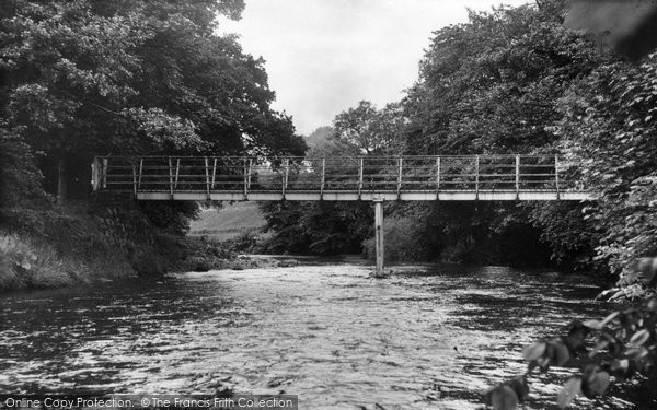 Photo of High Bentham, Shaky Bridge c.1955