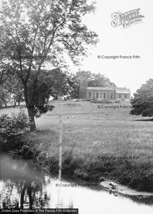 Photo of High Bentham, St Margaret's From The River c.1955