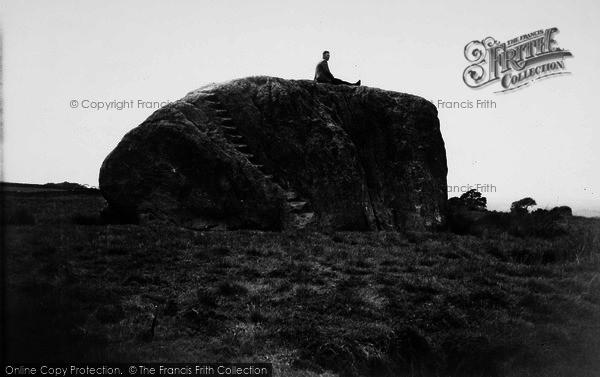 Photo of High Bentham, The Big Stone, Burn Moor c.1960