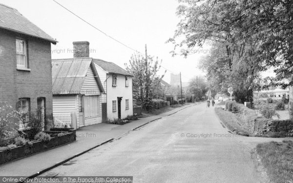 Photo of High Easter, Main Street c.1960