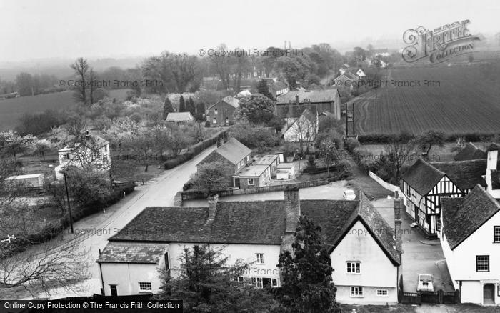 Photo of High Easter, View From Church Tower c.1960