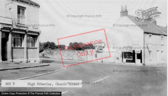 Photo of High Etherley, Church Street c.1960