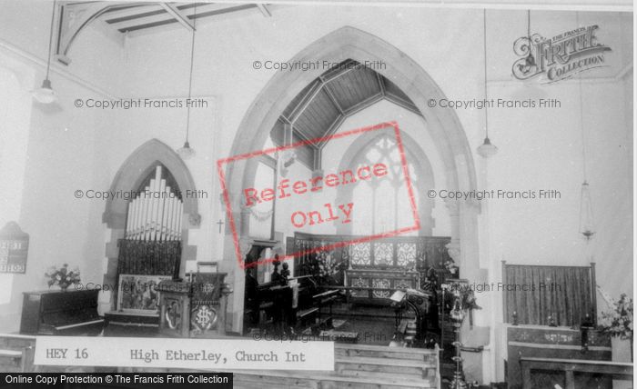 Photo of High Etherley, The Church Interior c.1960