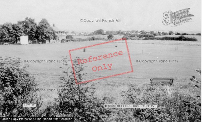 Photo of High Etherley, The Cricket Field c.1960