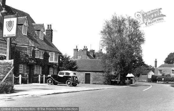Photo of High Halden, The Chequers Corner c.1955