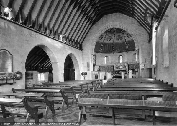 Photo of High Hurstwood, Holy Trinity Church Interior c.1955