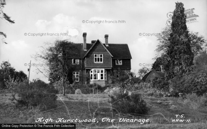 Photo of High Hurstwood, The Vicarage c.1955