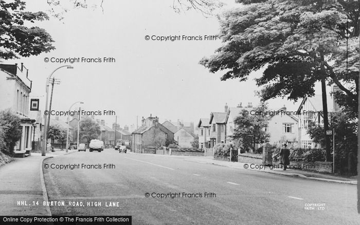 Photo of High Lane, Buxton Road c.1955