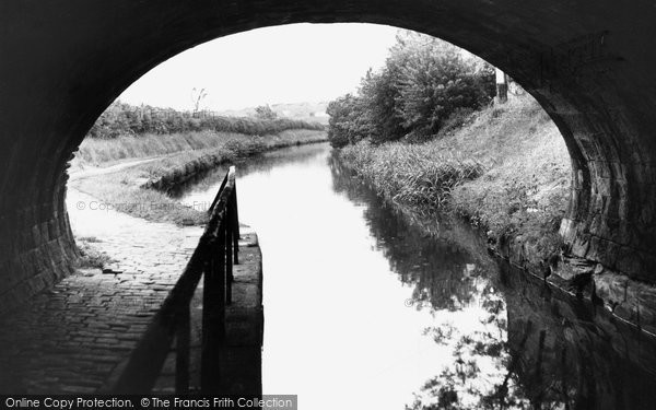 Photo of High Lane, Canal From Under Road Bridge c.1955