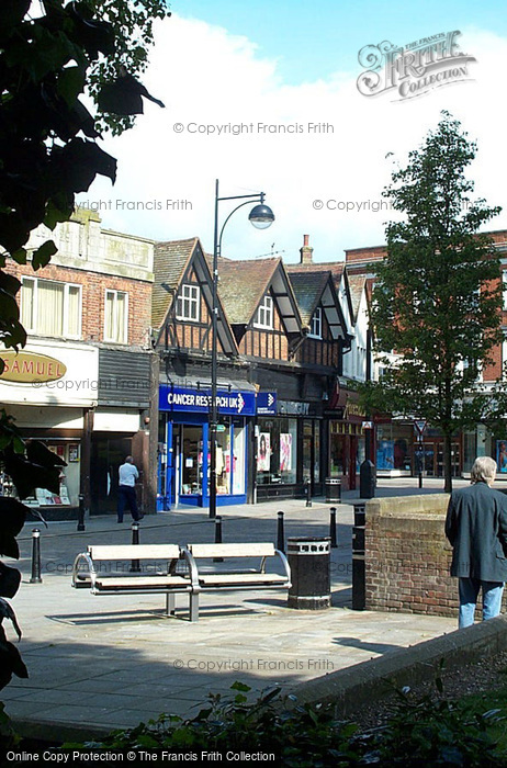 Photo of High Wycombe, Church Street From The Churchyard 2005