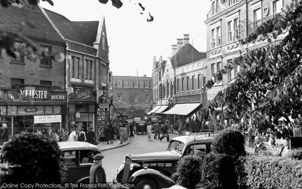 Photo of High Wycombe, Church Street From The Churchyard c.1955