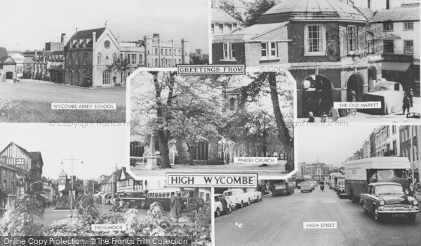 Photo of High Wycombe, Composite c.1965
