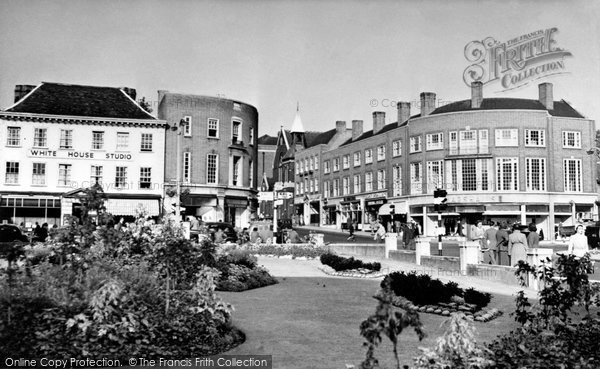 Photo of High Wycombe, Crendon Street From The Library c.1955