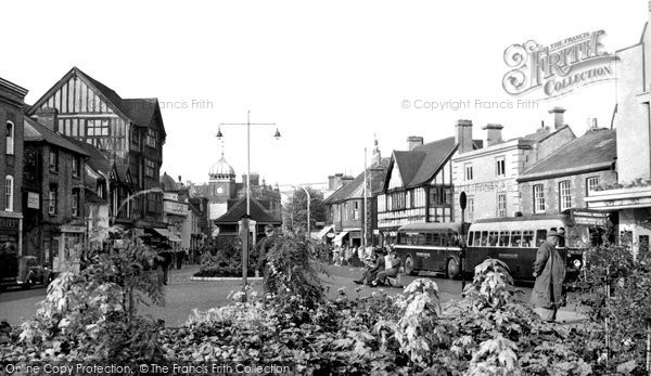 Photo of High Wycombe, Frogmoor Looking North c.1955