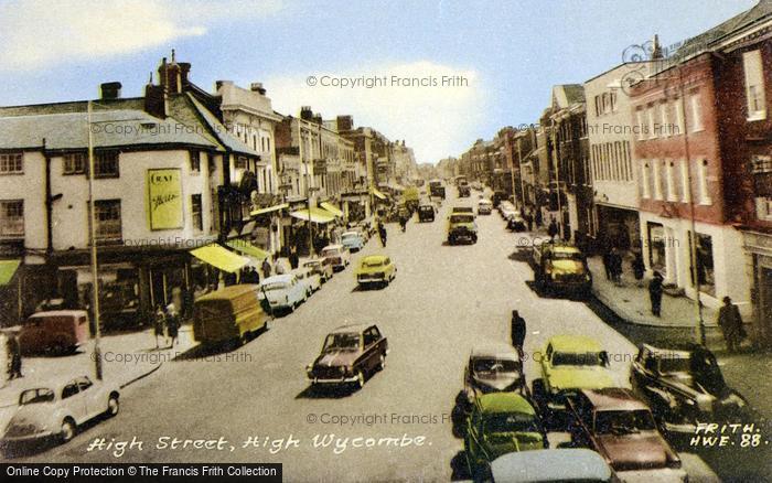 Photo of High Wycombe, High Street c.1960