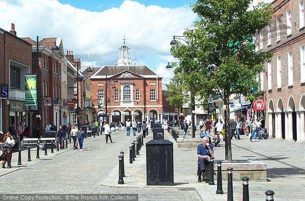 Photo of High Wycombe, High Street Looking West Towards The Guildhall 2005