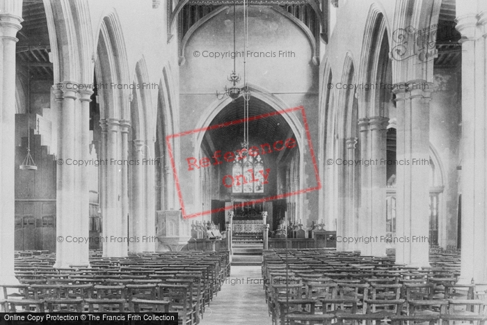 Photo of High Wycombe, Parish Church Interior 1906