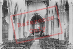 Parish Church Interior 1906, High Wycombe