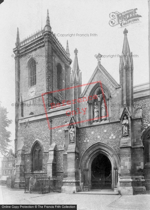 Photo of High Wycombe, Parish Church, Porch And Tower 1906