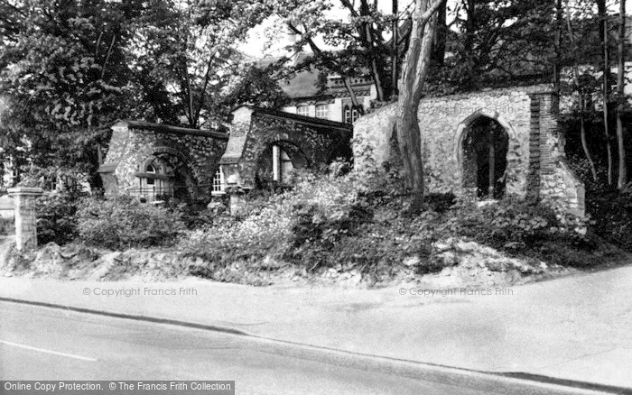 Photo of High Wycombe, St John's Hospital Ruins c.1965