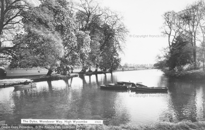 Photo of High Wycombe, The Dyke, Wendover Way c.1965