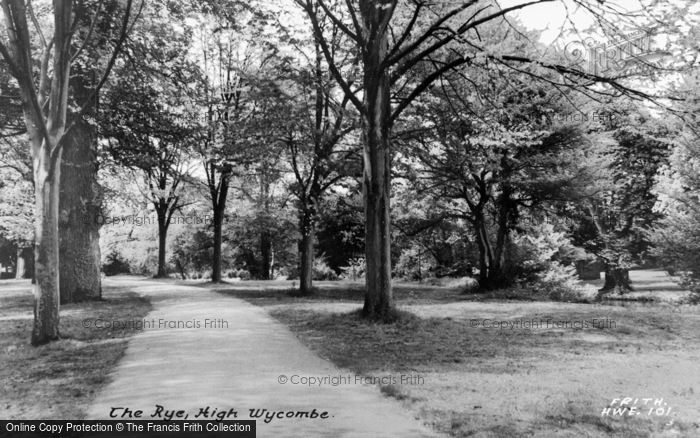 Photo of High Wycombe, The Rye c.1960