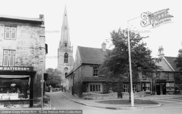 Photo of Higham Ferrers, Market Square And St Mary's Church c.1965