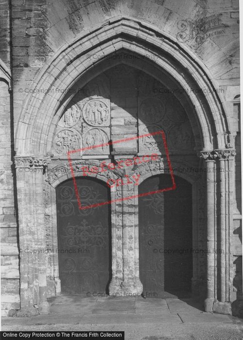 Photo of Higham Ferrers, St Mary's Church, Doorway c.1955