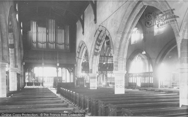 Photo of Higham Ferrers, St Mary's Church Interior c.1955