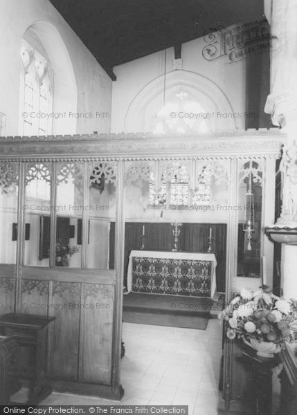 Photo of Higham Ferrers, St Mary's Church, Side Chapel c.1955