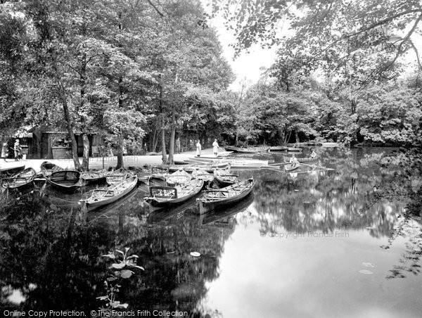 Photo of Highams Park, Boats And Landing Stage 1921