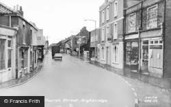 Church Street c.1960, Highbridge