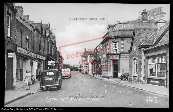 Photo of Highbridge, Market Street c.1955