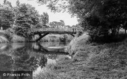 River Brue And New Bridge c.1960, Highbridge