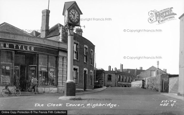 Photo of Highbridge, The Clock Tower c.1955